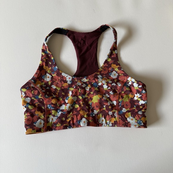 Outdoor Voices Other - OUTDOOR VOICES Paprika Blooms Floral Racerback 'Doing Things' Sports Bra M